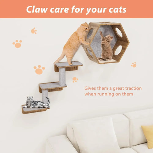 Cat Scratching Mat Self-Adhesive Trimmable Carpet